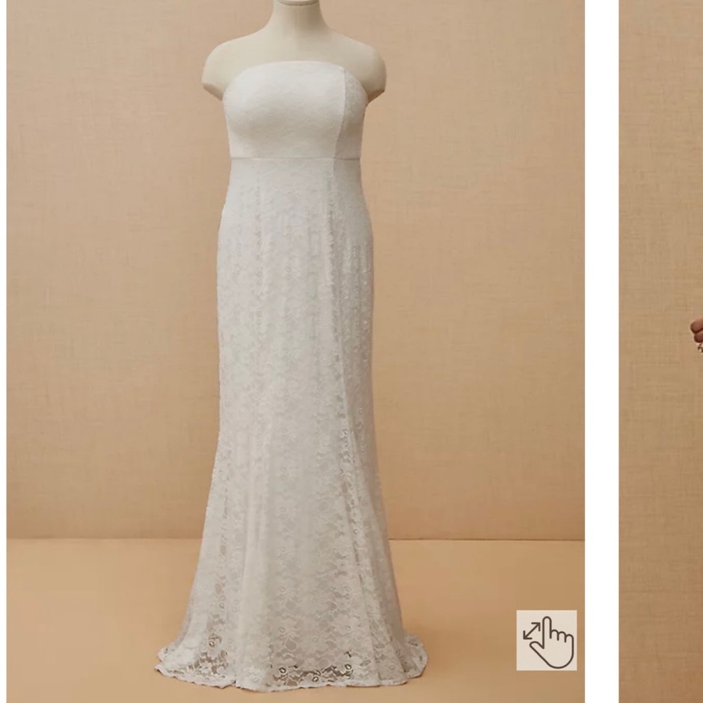 Torrid mermaid silhouette wedding dress nwt